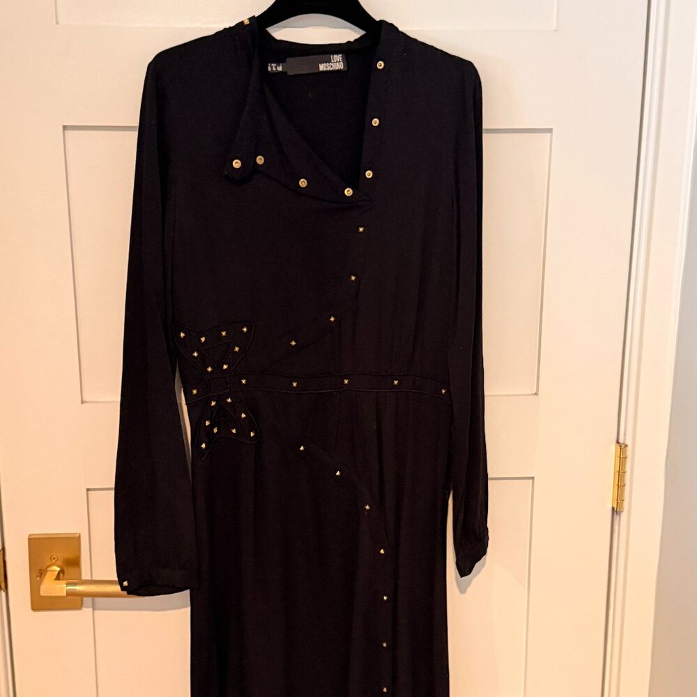Love Moschino Studded Navy Dress-USA Size 4